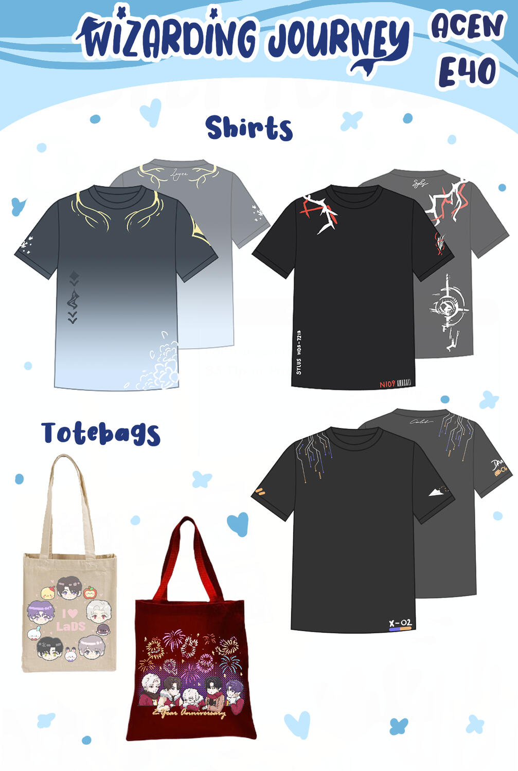 Shirts and Totebags